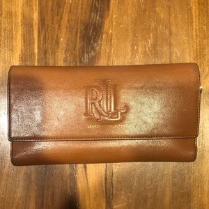 Ralph Lauren Brown Leather Wallet